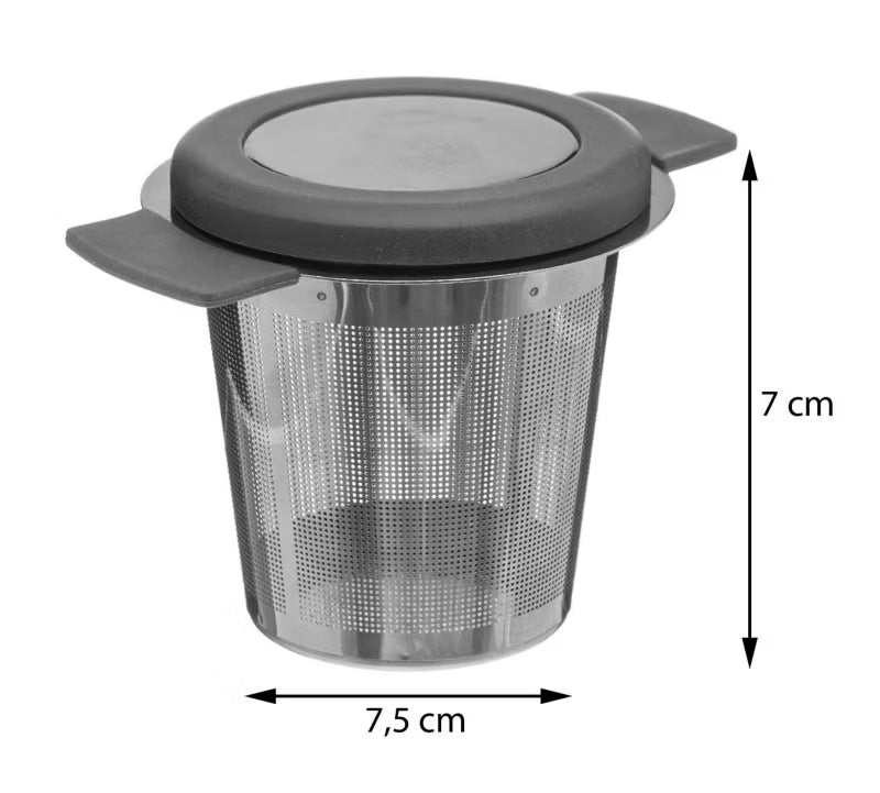 Te-si 7 cm med Låg Grå
