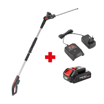 Teleskop Hækkeklipper 18V 45 cm Sort HTAD 1845