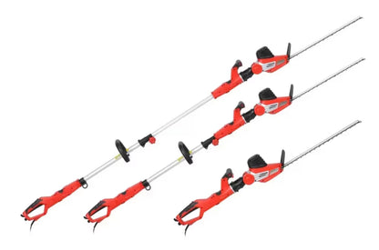 Teleskophækkeklipper 750W 51 cm Rød