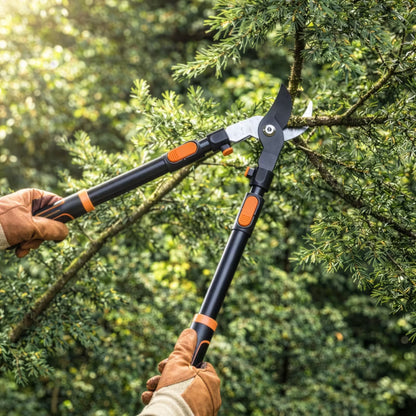 Teleskopisk Grensaks 59,5-84,5 cm Sort