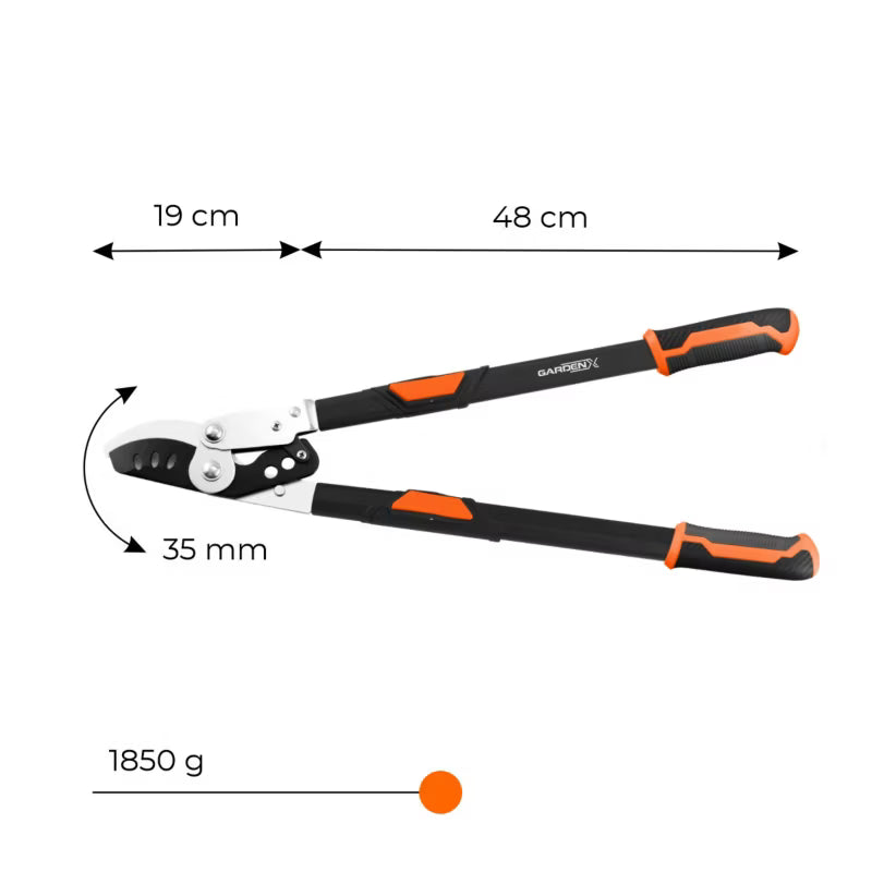 Teleskopisk Grensaks TG1206063-A 75 cm