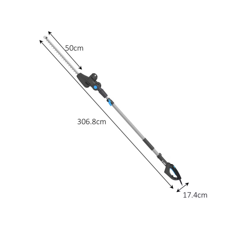 Teleskopisk Hækkeklipper 550W 50 cm MPHT55050