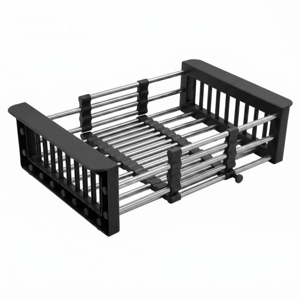 Teleskopisk Opvaskebakke P14487 9x47x22,5 cm Sort