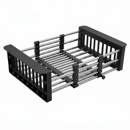 Teleskopisk Opvaskebakke P14487 9x47x22,5 cm Sort