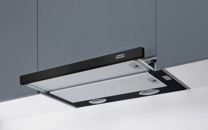 Teleskoplemhætte FTC 632L BK 60 cm Sort