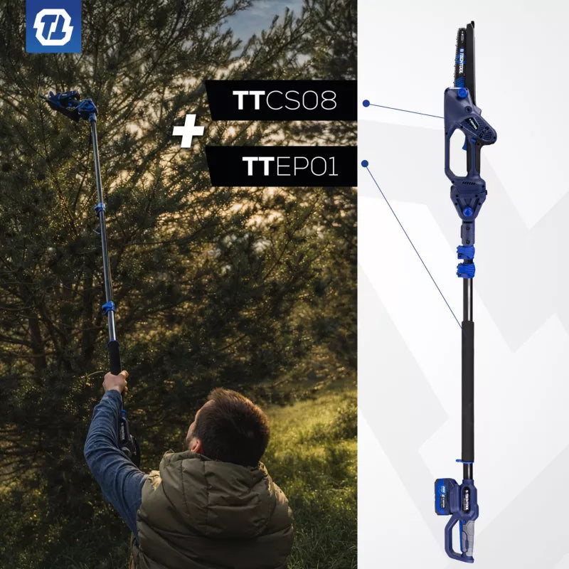 Teleskopskaft 120-250 cm til Sav og Beskæresaks TTEP01