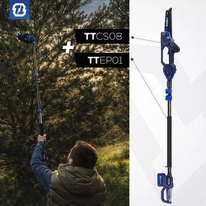 Teleskopskaft 120-250 cm til Sav og Beskæresaks TTEP01