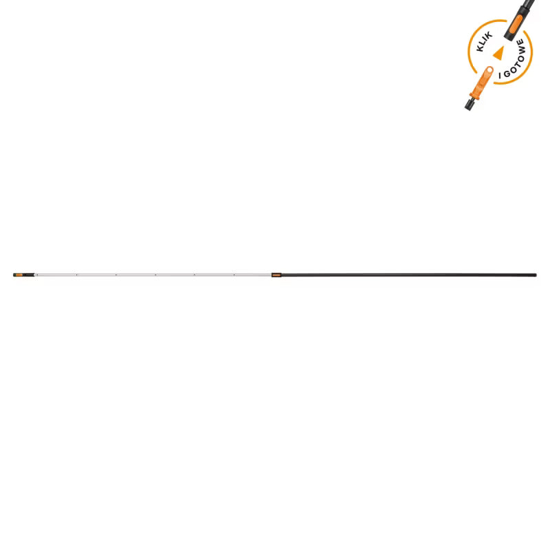 Teleskopskaft OneClick L 220-400 cm Aluminium
