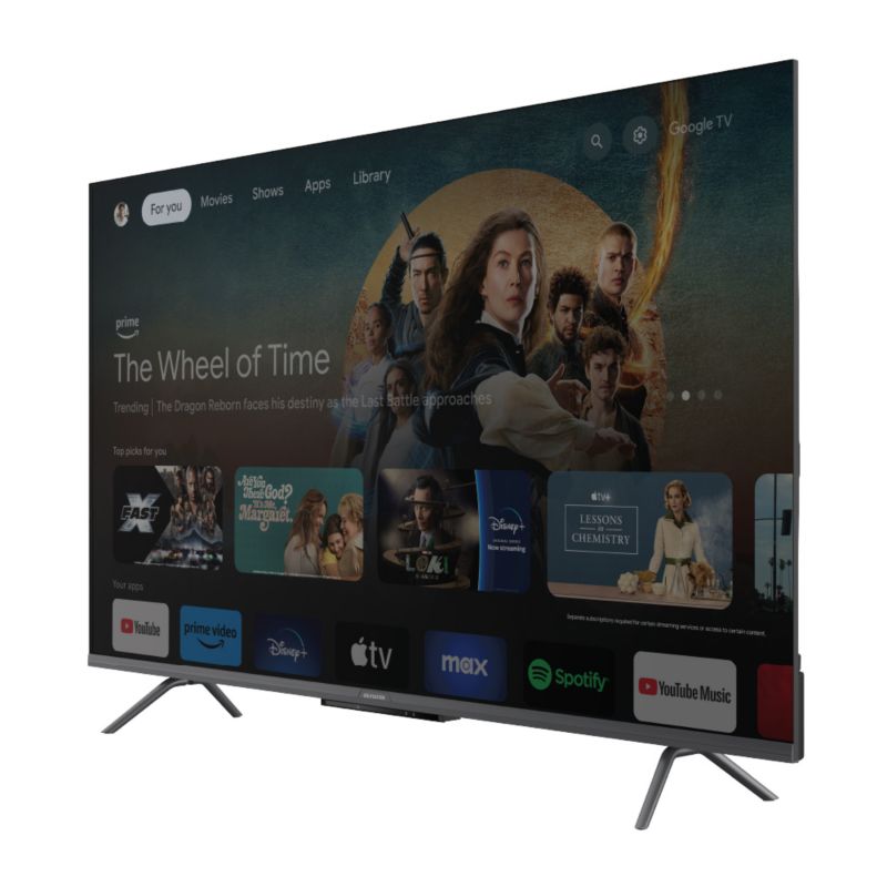 AIWA 55" 4K LED-tv 60Hz Dolby Audio Google TV Sort 1 stk.