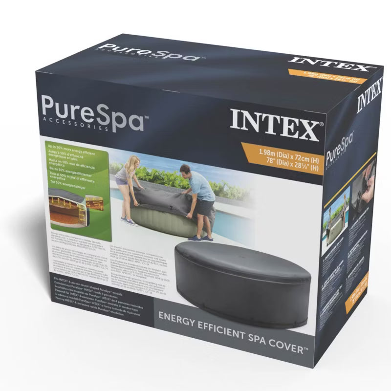 Termocover til SPA 198x72 cm Sort 28523