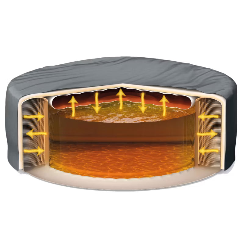 Termocover til SPA 198x72 cm Sort 28523