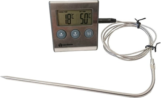 Elektronisk termometer til ovn og grill Terdens
