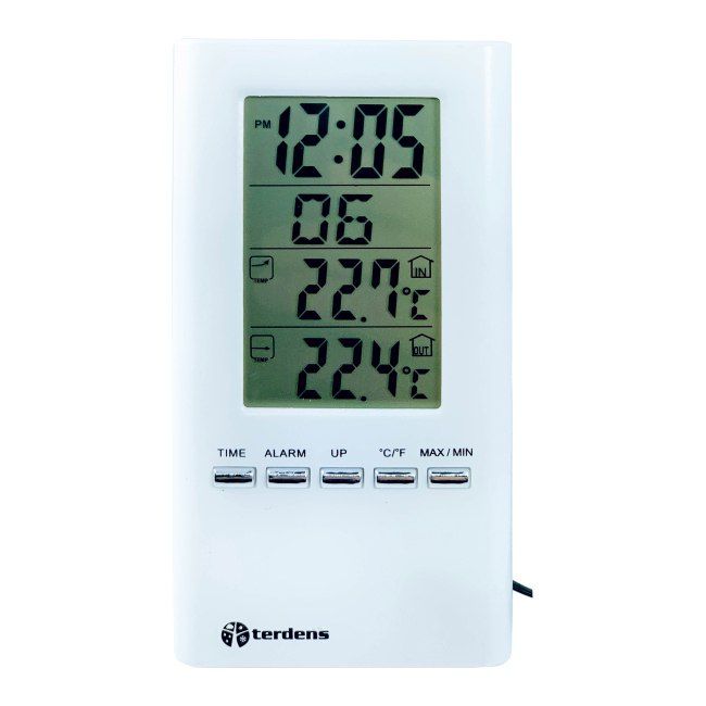 Elektronisk termometer Terdens med ur 1539
