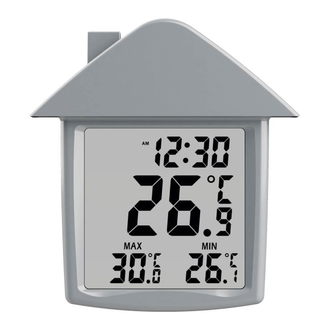 Elektronisk vinduestermometer Terdens transparent