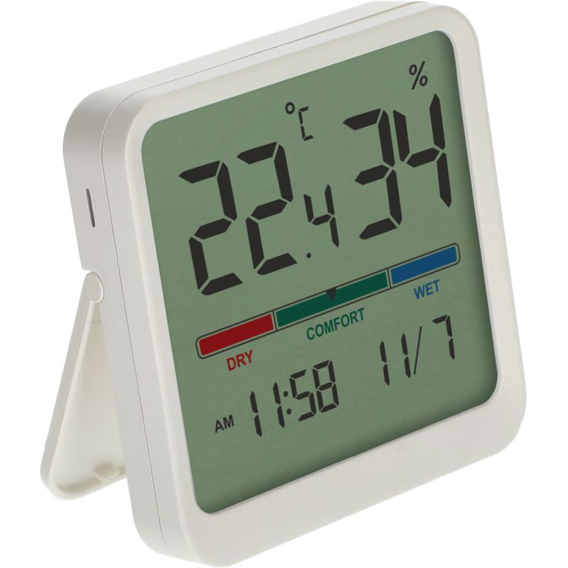 Trådløs elektrisk termometer i hvid