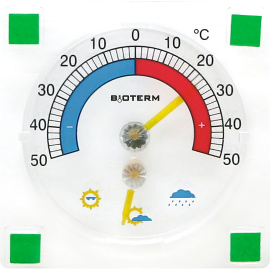 Termometer / hygrometer i hvid