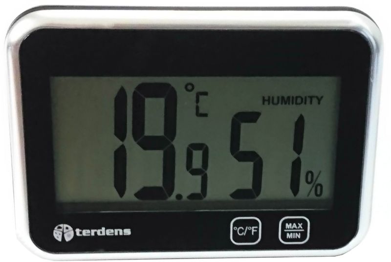 Elektronisk indendørs termometer/hygrometer Terdens 3632