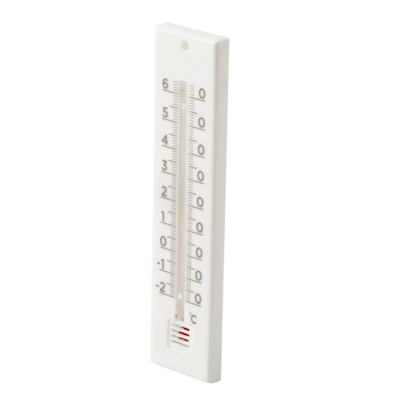 Stor plastisk indendørstermometer Terdens 0372