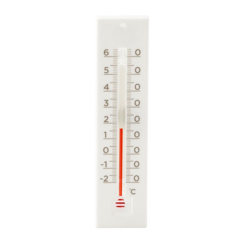 Stor plastisk indendørstermometer Terdens 0372