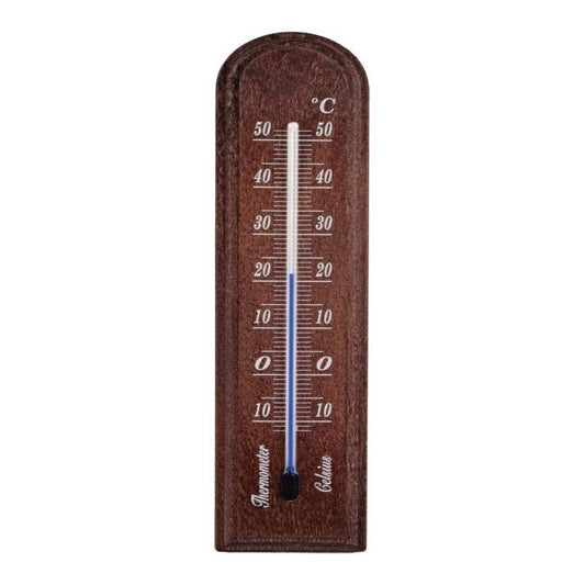 Terdens lille træ-indendørstermometer 0075