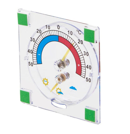 Terdens bimetal vinduestermometer 0990 2 i 1