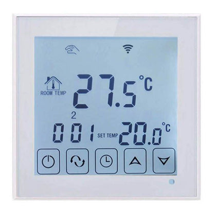 Touch Termostat Wi-Fi 86x86 mm Hvid