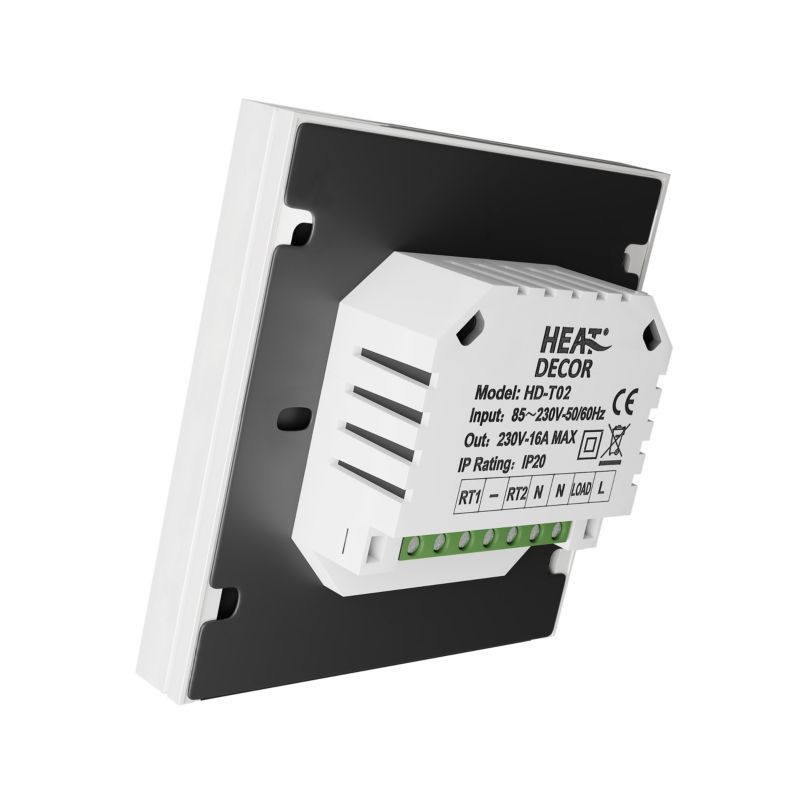 Programmerbar termostat HD-T02 i hvid