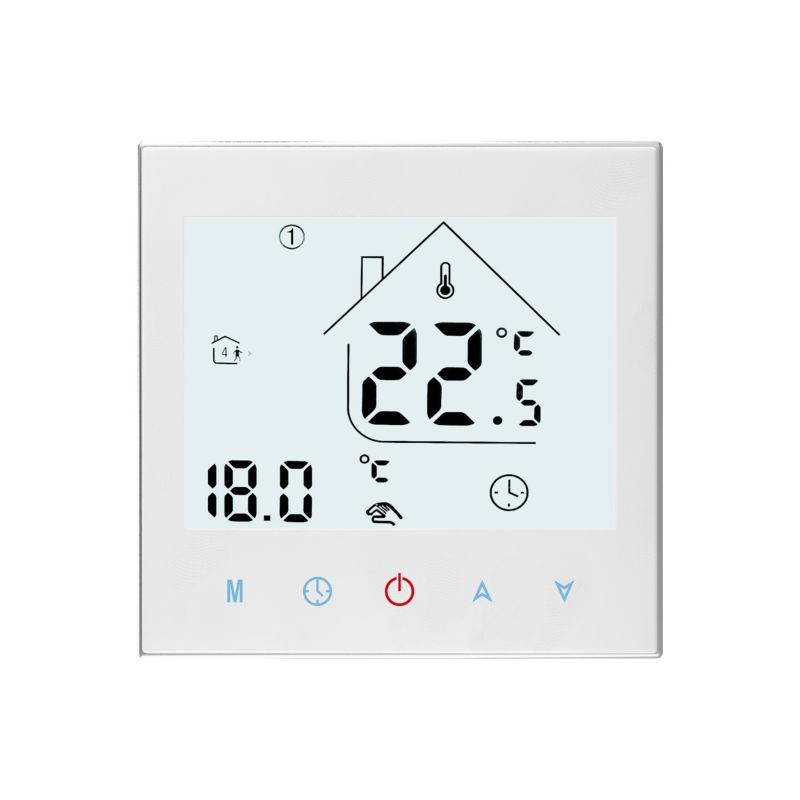 Programmerbar Termostat HD-T1000.W 86x86 mm Hvid med Wi-Fi