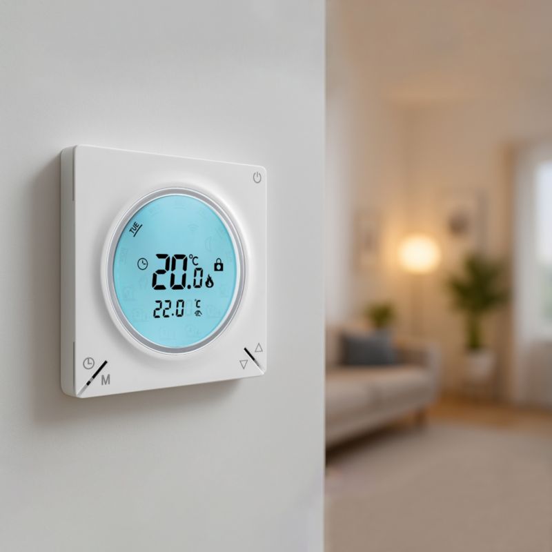 Programmerbar Termostat HD-T300 Wi-Fi Hvid