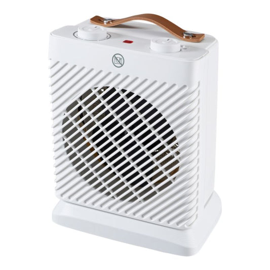 Oscillerende varmeblæser 2000 W hvid