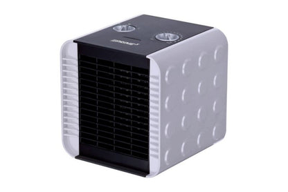 Varmeblæser SFH81SL 1500W Sort Sølv