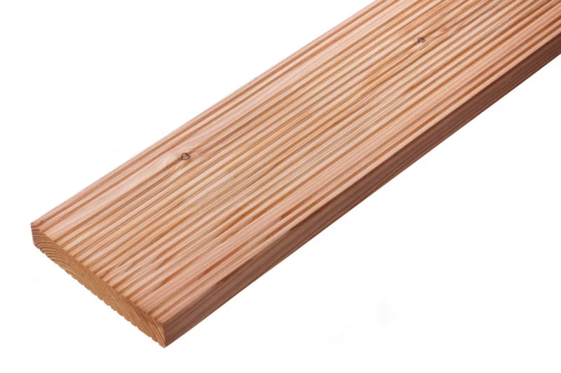 Terrassebræt 25x145x2400 mm Europæisk Lærk