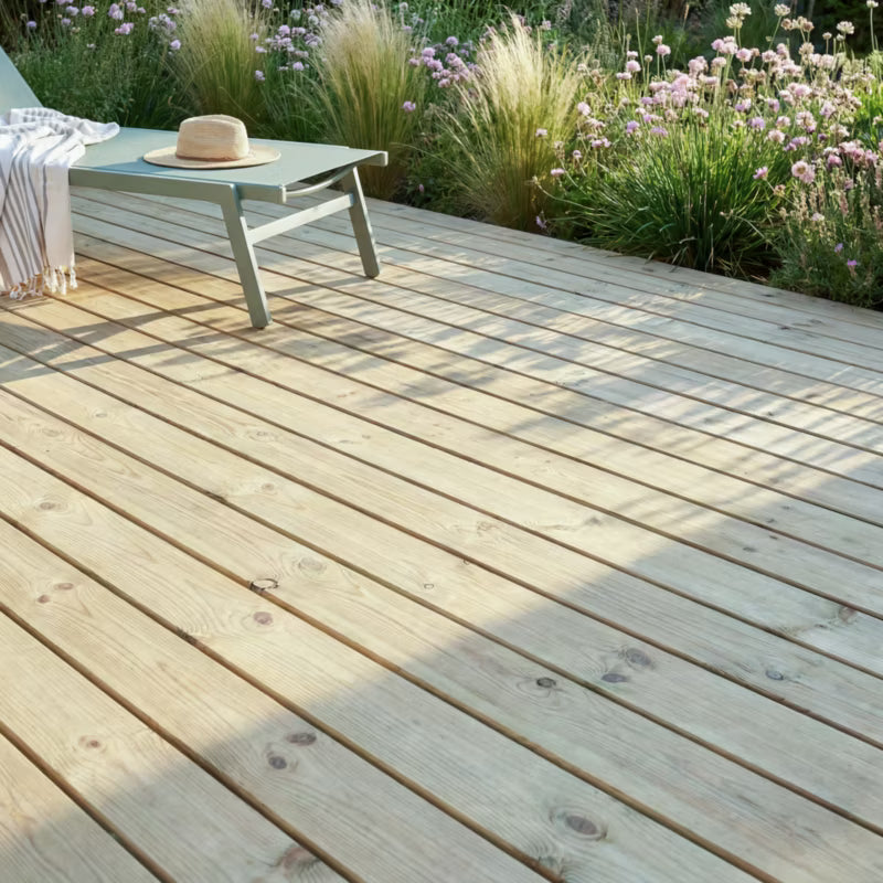 Terrassebræt Don 9,5x240 cm Fyrretræ