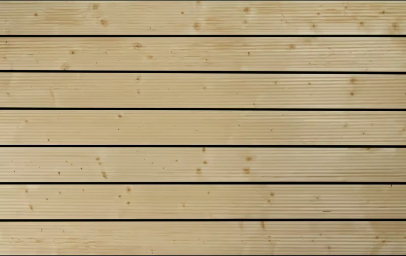Terrassebræt Gran 24x145x2500 mm Natur