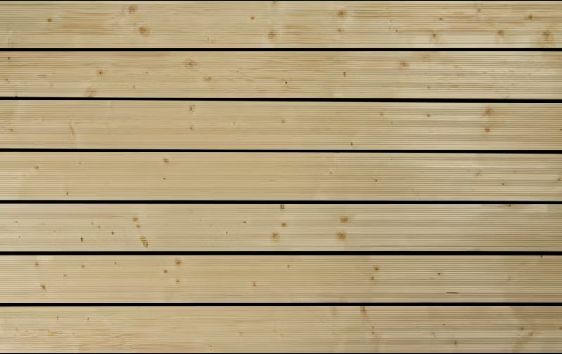 Terrassebræt Gran 24x145x2500 mm Natur