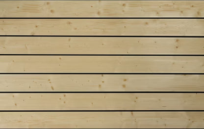 Terrassebræt Gran 24x145x2500 mm Natur