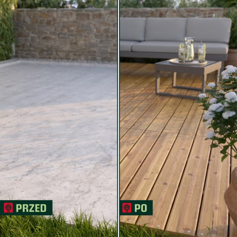 Terrasseflise Halden 120x75 cm Brun