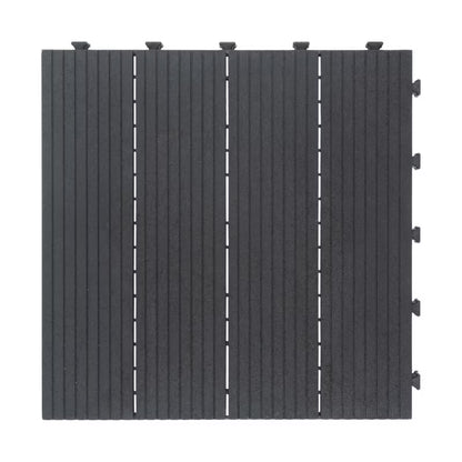Terrasseflise Horten 45x45 cm Antracit