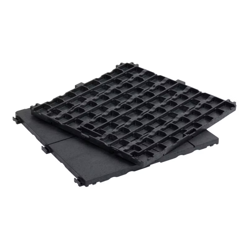 Terrasseflise Horten 45x45 cm Antracit