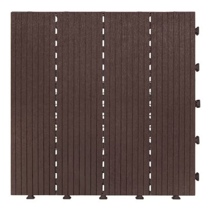 Terrasseflise Horten 45x45 cm Brun