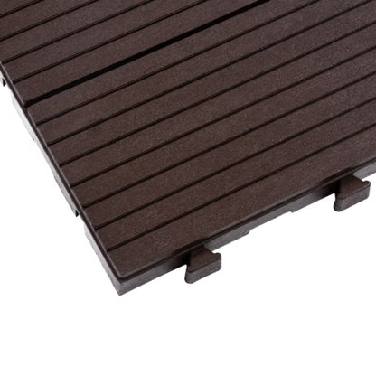 Terrasseflise Horten 45x45 cm Brun