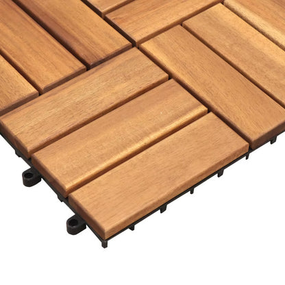 Terrasseflise Lempa 30x30 cm Akacie 4 Stk.
