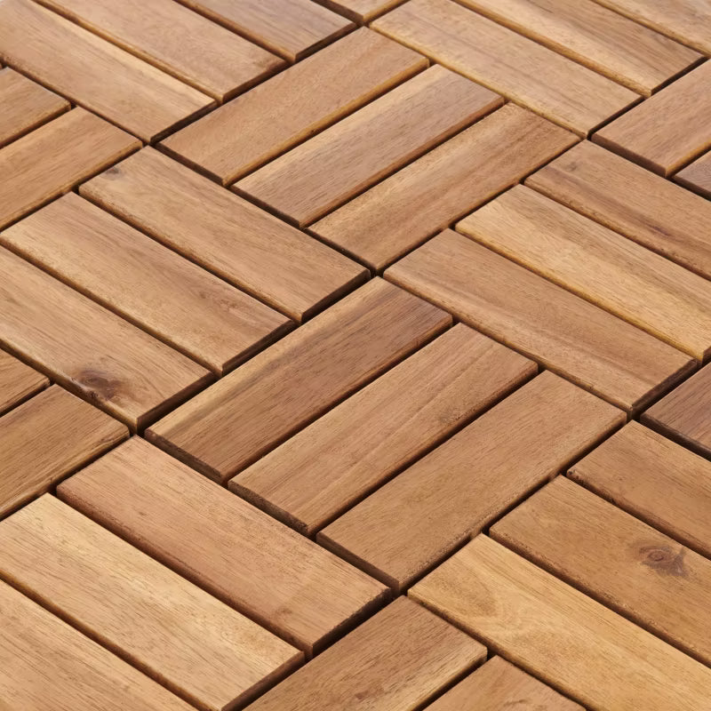 Terrasseflise Lempa 30x30 cm Akacie 4 Stk.