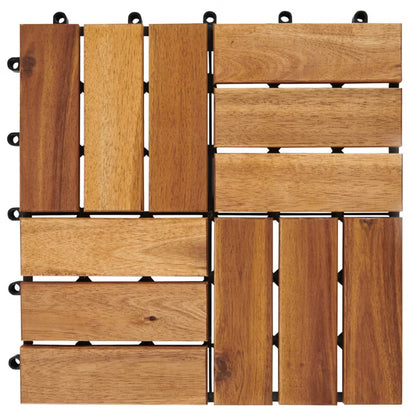 Terrasseflise Lempa 30x30 cm Akacie 4 Stk.