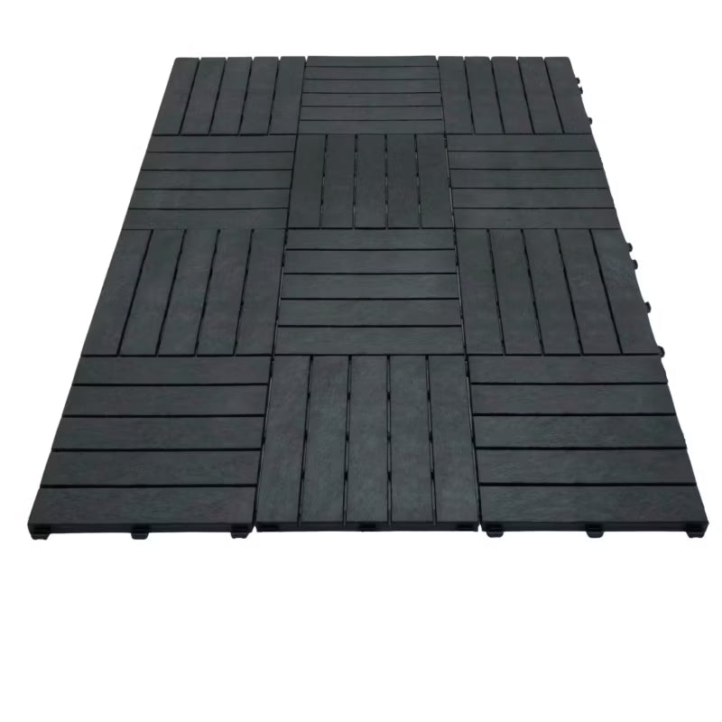 Terrasseflise Natural Stone 30x30 cm Antracit 1,1 m² 12 Stk