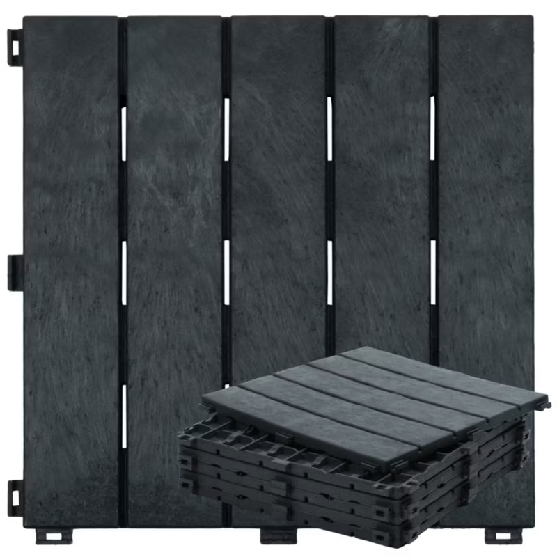 Terrasseflise Natural Stone 30x30 cm Antracit 6 Stk