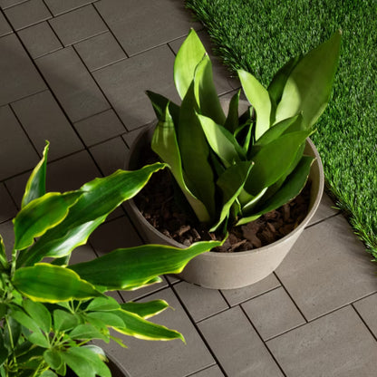 Terrasseflise Stone Mosaic 30x30 cm Lys Brun 6 Stk