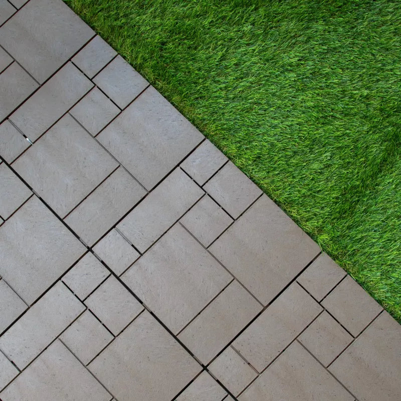Terrasseflise Stone Mosaic 30x30 cm Lys Brun 6 Stk