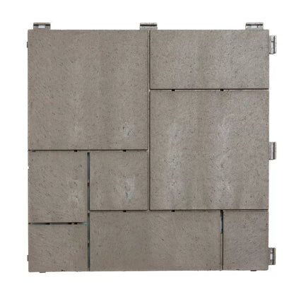 Terrasseflise Stone Mosaic 30x30 cm Lys Brun 6 Stk