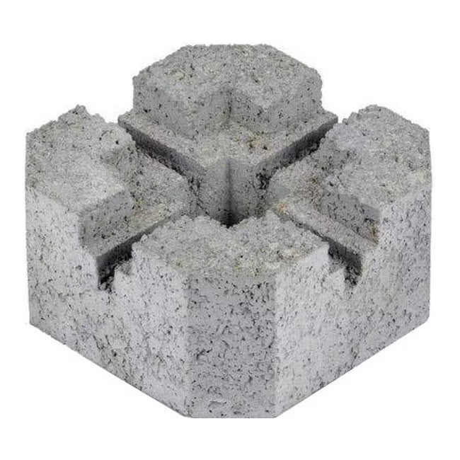 Terrassefod 20x20x10 cm Grå